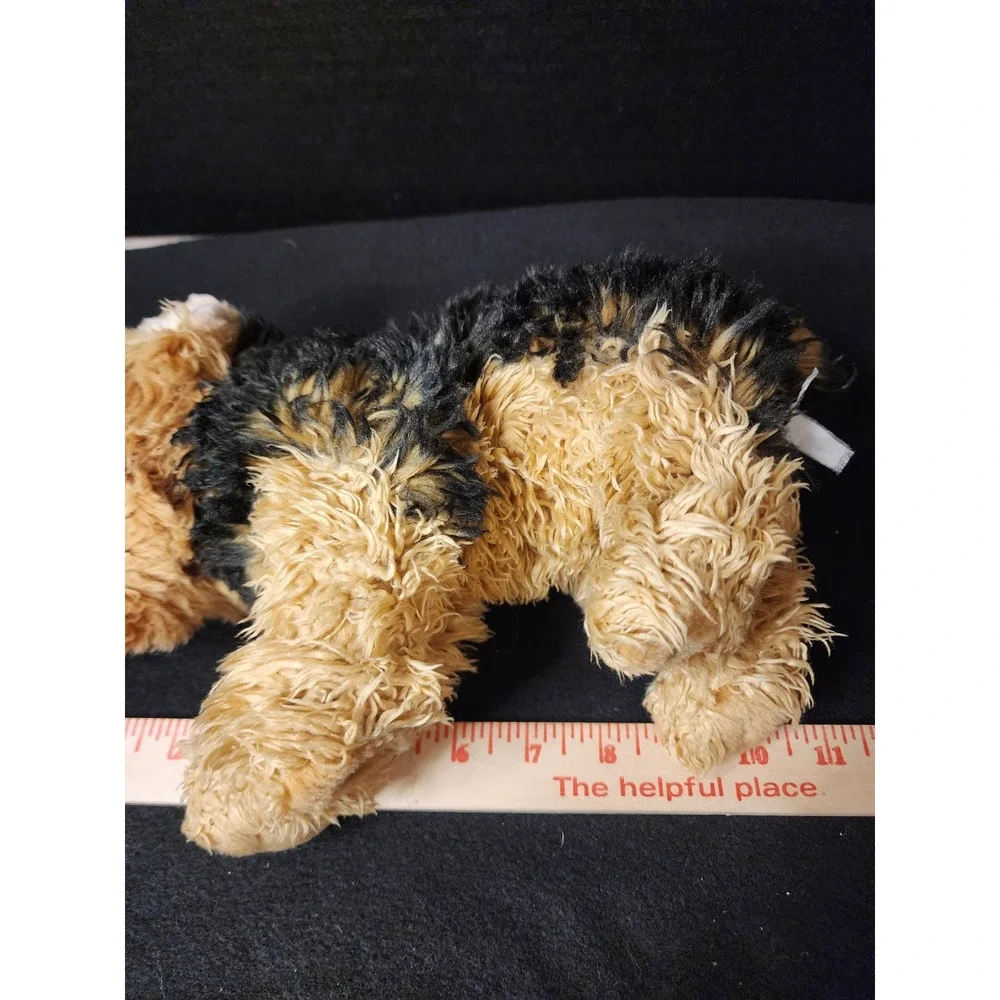 Webkinz Yorkshire Terrier Plush Ganz Tan Black Yorkie Dog Stuffed Animal NO CODE